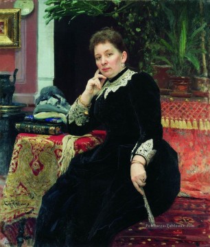 portrait du philanthrope olga sergeyevna aleksandrova heinz 1890 Ilya Repin Peinture à l'huile